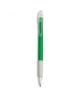 Ball pen with rubber grip