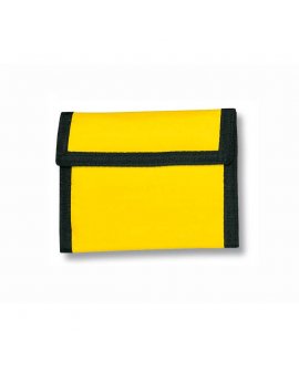 Bright coloured wallet.