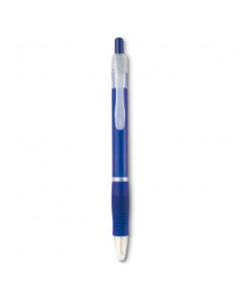 Ball pen with rubber grip