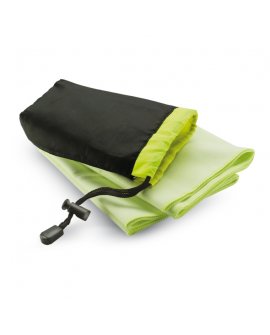 Sport towel in nylon pouch