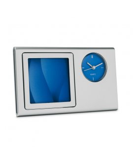 Desk clock w/photo frame Desk clock w/photo frame