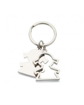 Girl shaped keyring