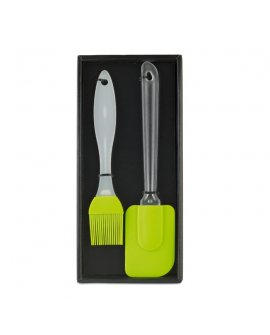 Silicone spatula and brush Silicone spatula and brush