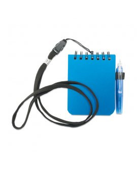 Notebook with pen and neck lace Notebook with pen and neck lace