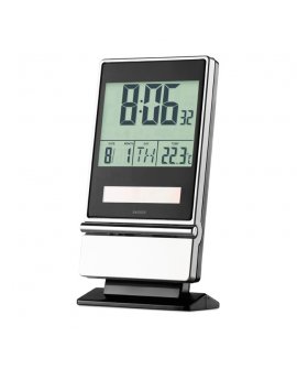Solar desk clock, calendar and thermometer Solar desk clock, calendar and thermometer