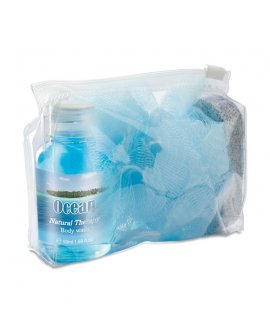 Bath set in PVC pouch Bath set in PVC pouch