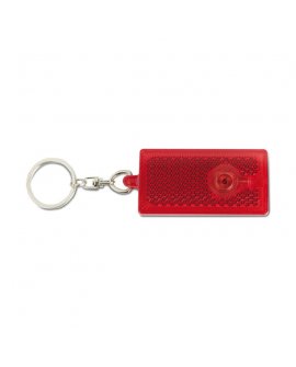 Reflective keyring with LED