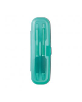 Ball pen set in plastic box Ball pen set in plastic box