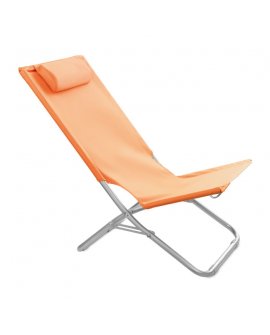 Beach chair with pillow
