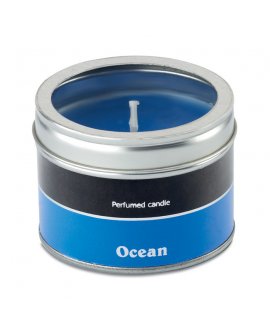 Perfumed candle in tin box Perfumed candle in tin box