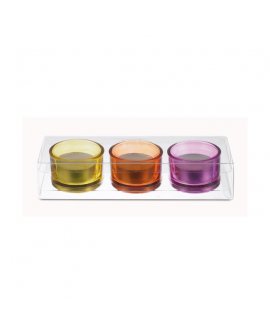 Set of 3 glass candle holder Set of 3 glass candle holder