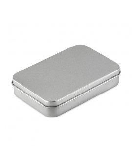 Playing cards in tin box