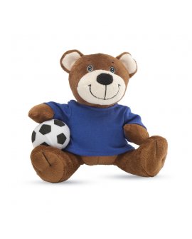 Bear with t-shirt and ball