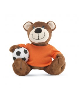 Bear with t-shirt and ball