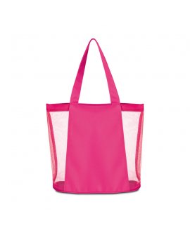 Beach bag in polyester & mesh Beach bag in polyester & mesh
