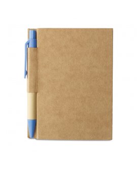 Memo note w mini recycled pen