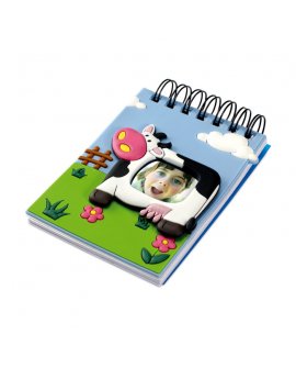 PVC notebook w photo frame PVC notebook w photo frame