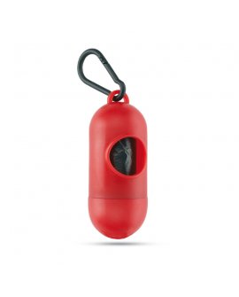 Container for pet bag w hook Container for pet bag w hook