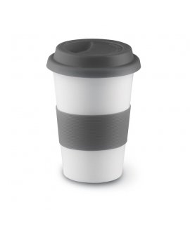 Ceramic mug w lid and sleeve Ceramic mug w lid and sleeve