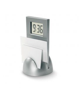 Stand clock with memo holder