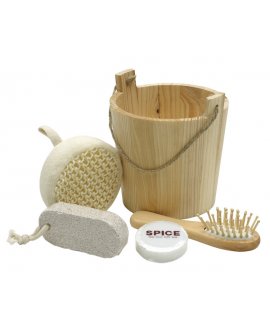 4 piece massage set "Sauna" in …