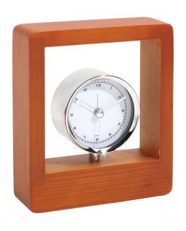 Chromed clock "Frame" made out …