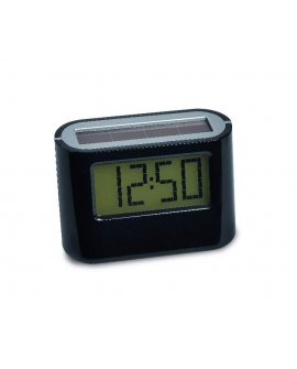 solar clock "Wake up", black solar clock "Wake up", black
