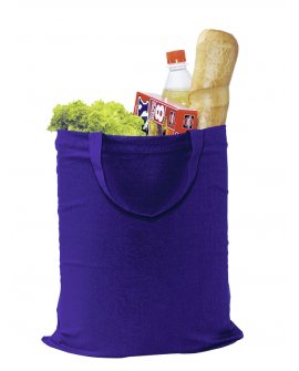Cotton bag "Pure" with 2 short … Cotton bag "Pure" with 2 short …
