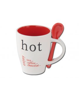 mug with spoon mug with spoon